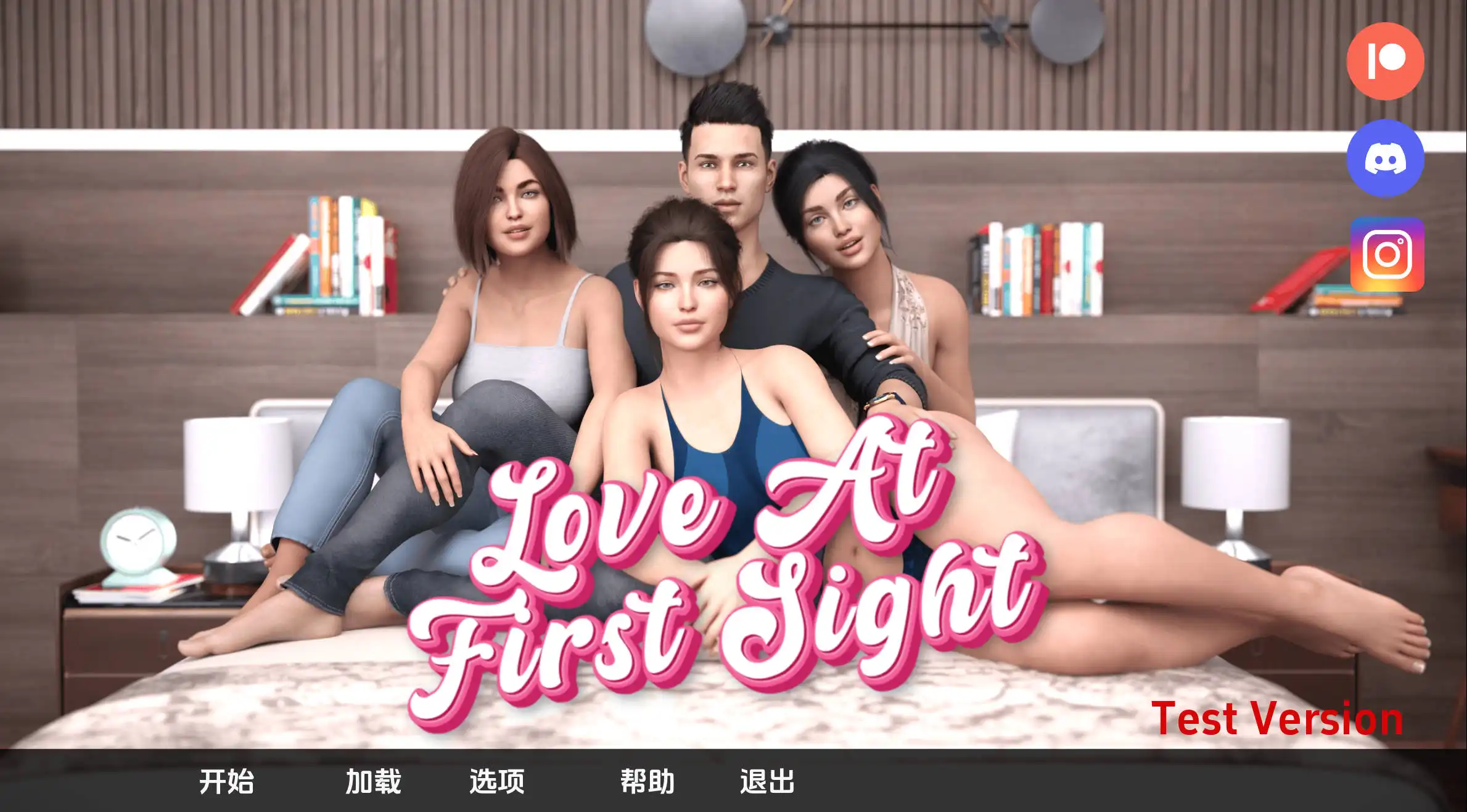 【欧美SLG/汉化/动态】一见钟情v0.1汉化版【PC+安卓/1.62G/更新】Love at First Sight [v0.1]-PornYou